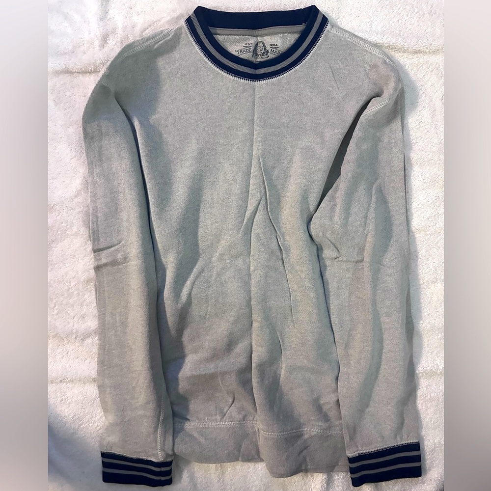 American Rag Mens Medium Sweater, Blue/ Grey, like new